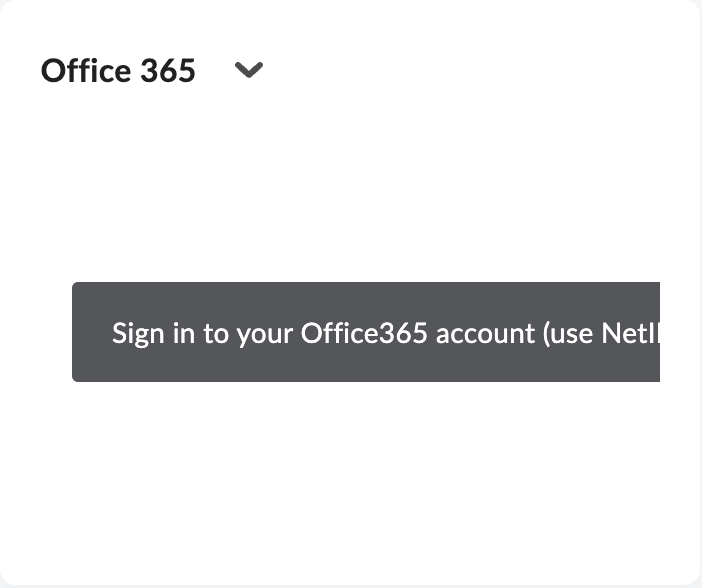 Office 365 widget